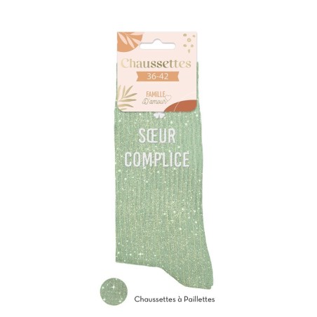CHAUSSETTES PAILLETTES SOEUR COMPLICE