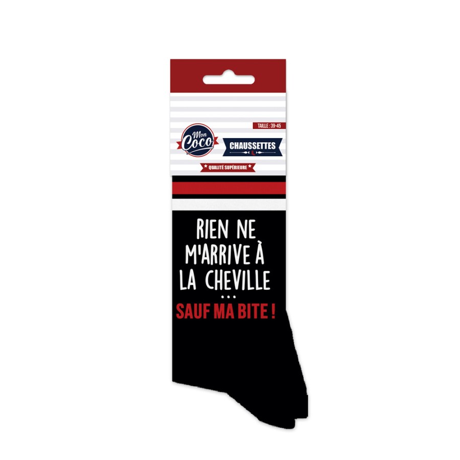 CHAUSSETTES COCO "...SAUF MA BITE"