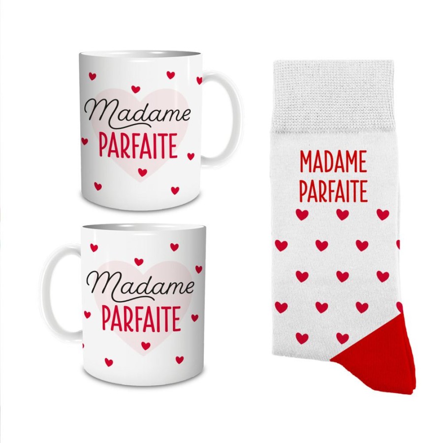 COFFRET MUG/CHAUSSETTES MADAME PARFAITE