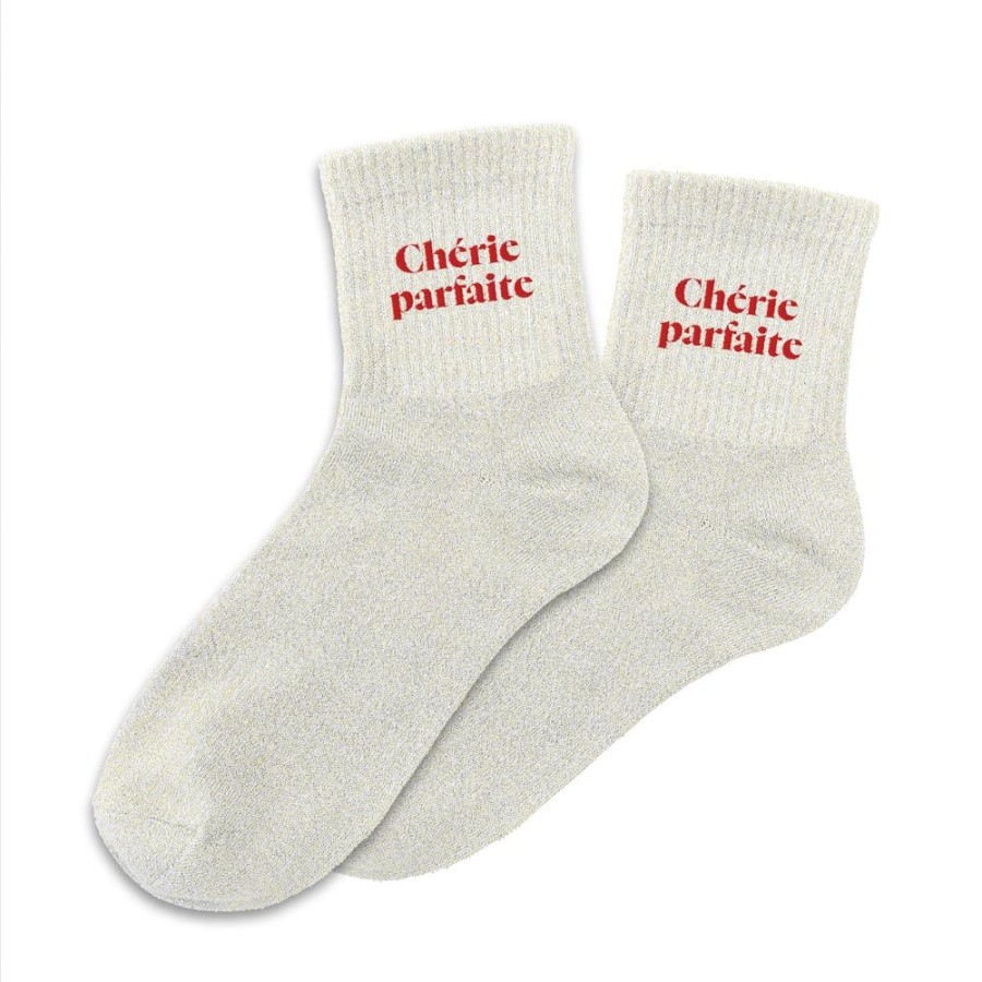 CHAUSSETTES PAILLETTES  SAINT VALENTIN 