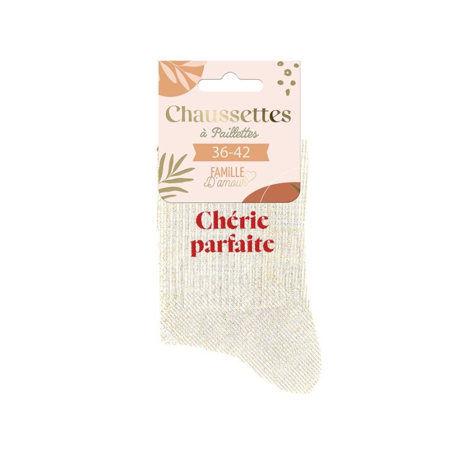 CHAUSSETTES PAILLETTES SAINT VALENTIN CHAUSSETTES PAILLETTES SAINT VALENTIN