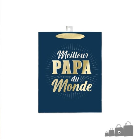 POCHETTE CADEAU MEILLEUR PAPA MM