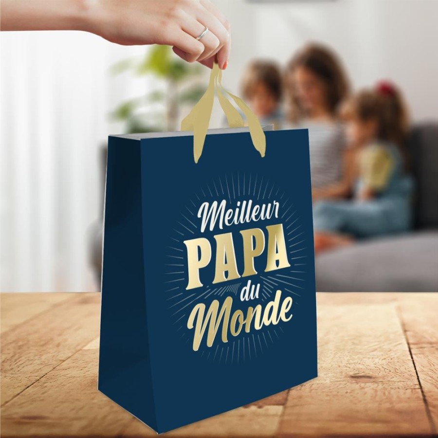 POCHETTE CADEAU MEILLEUR PAPA MM