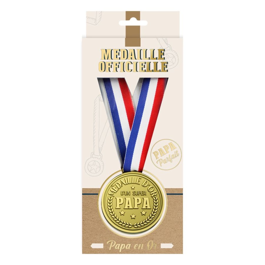 MEDAILLE D OR SUPER PAPA