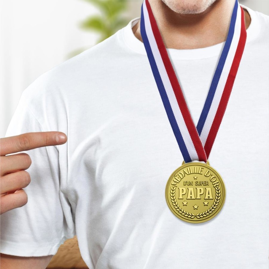 MEDAILLE D OR SUPER PAPA
