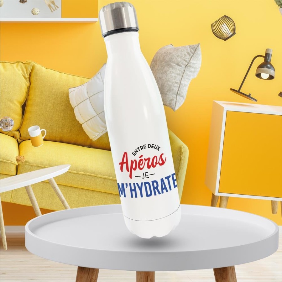 GOURDE ISOTHERME ENTRE DEUX APERO JE M HYDRATE