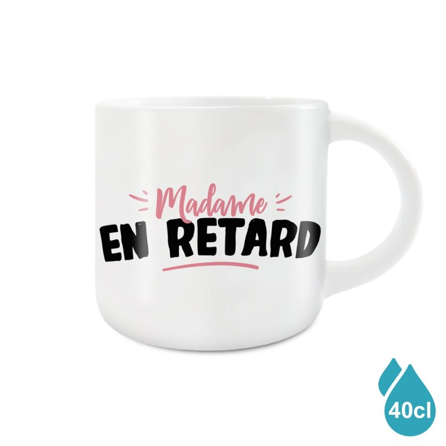 GRAND MUG MADAME EN RETARD
