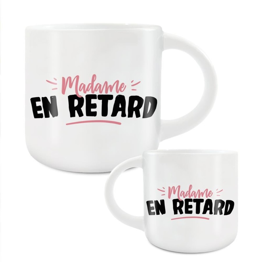 GRAND MUG MADAME EN RETARD
