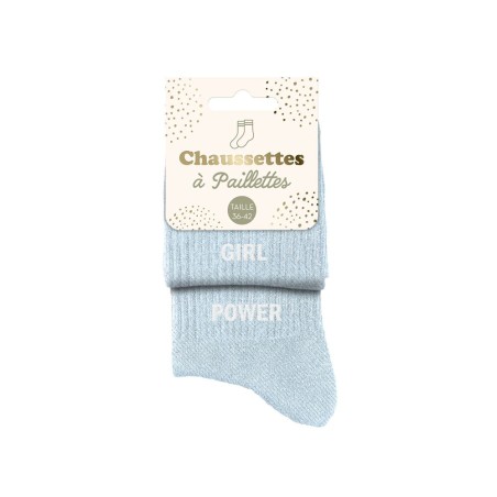 CHAUSSETTES PAILLETTES DUO GIRL POWER