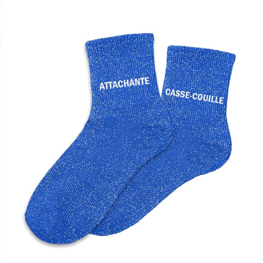 CHAUSSETTES PAILLETTES DUO ATTACHANTE CASSE-COUILLE