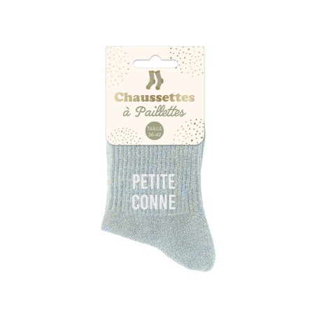 CHAUSSETTES COURTES PAILLETTES PETITE CONNE
