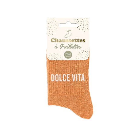 CHAUSSETTES PAILLETTES DOLCE VITA
