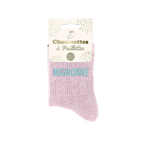 CHAUSSETTES PAILLETTES MIGNONNE