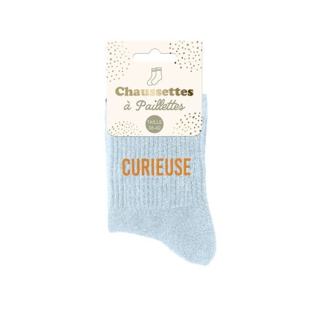CHAUSSETTES PAILLETTES CURIEUSE