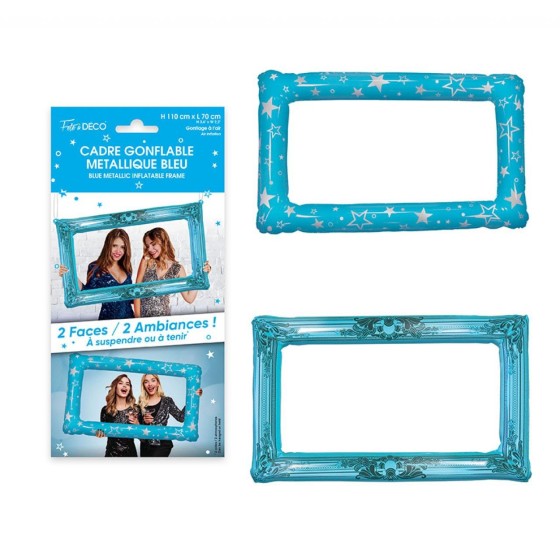 CADRE GONFLABLE METALLIQUE ARGENT