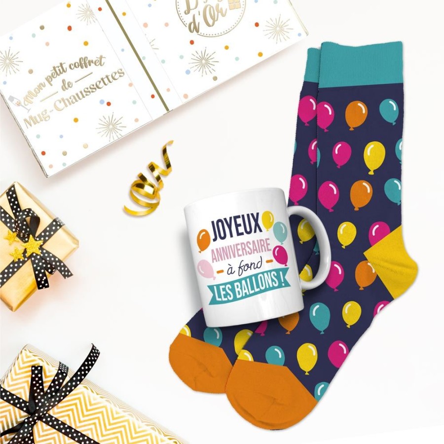COFFRET MUG CHAUSSETTES ANNIV HOMME