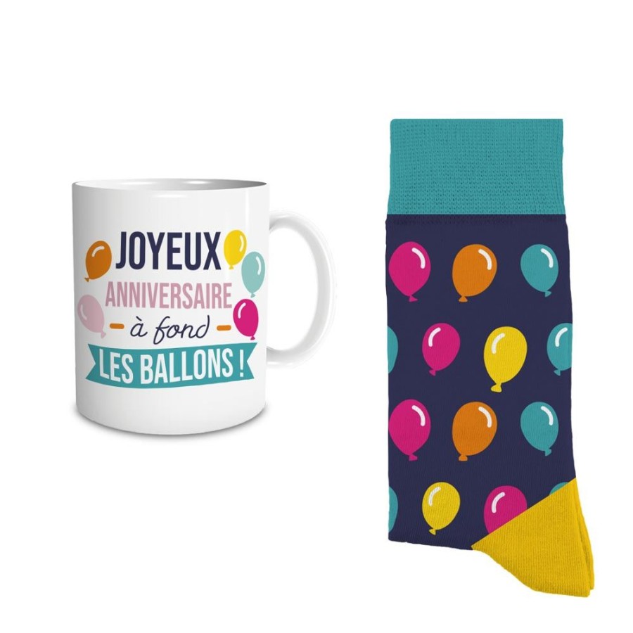 COFFRET MUG CHAUSSETTES ANNIV HOMME