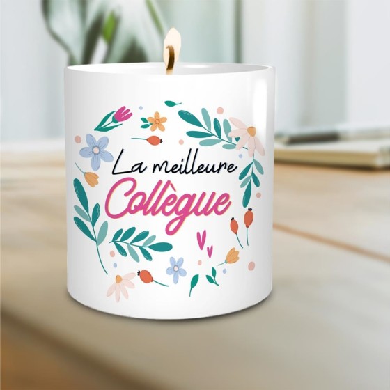 BOUGIE CERAMIQUE MEILLEURE COLLEGUE