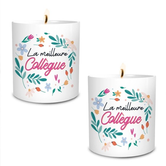 BOUGIE CERAMIQUE MEILLEURE COLLEGUE