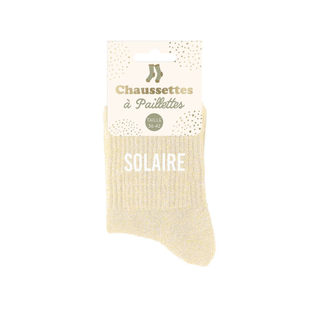 CHAUSSETTES PAILLETTES SOLAIRE