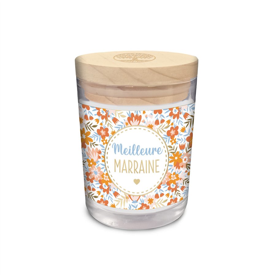 BOUGIE VERRE "MARRAINE"
