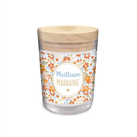 BOUGIE VERRE "MARRAINE"