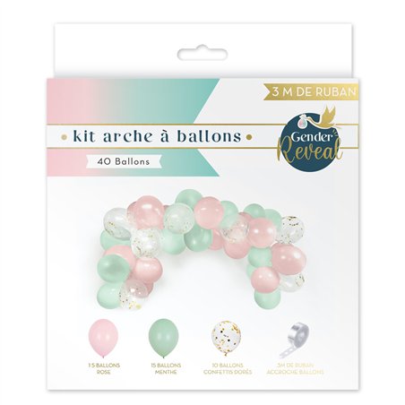 KIT ARCHE A BALLONS GENDER REVEAL