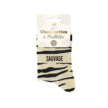 CHAUSSETTES PAILLETTES SAUVAGE