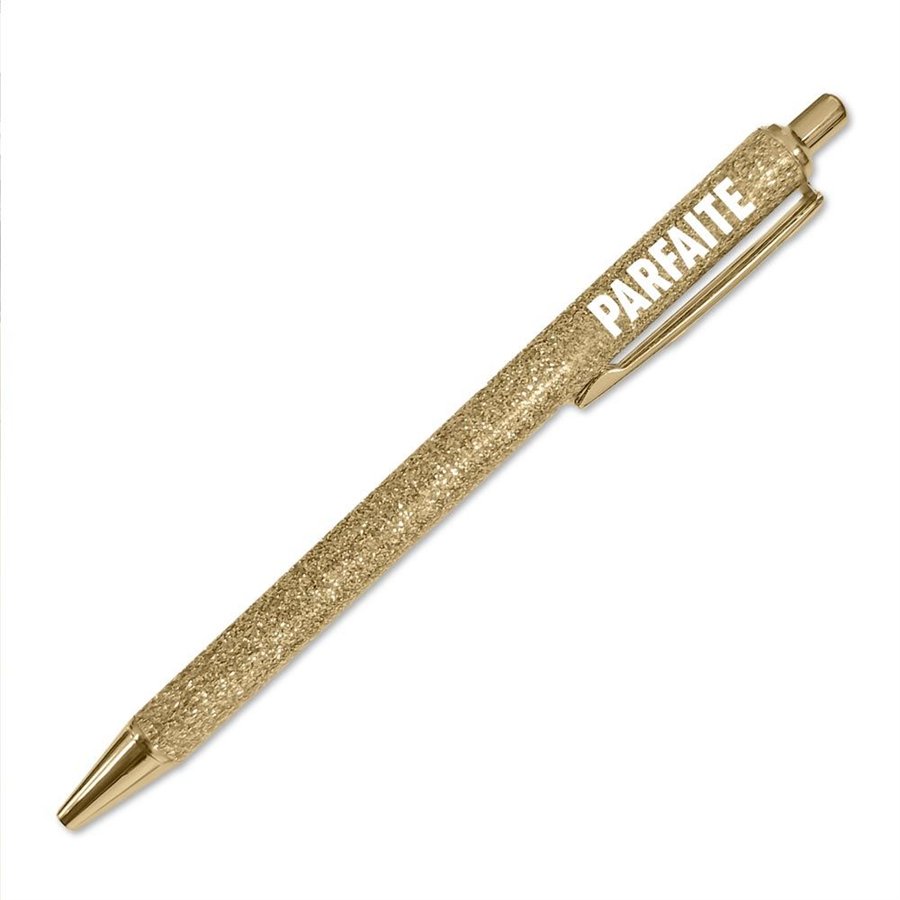STYLO A PAILLETTES DORE PARFAITE 