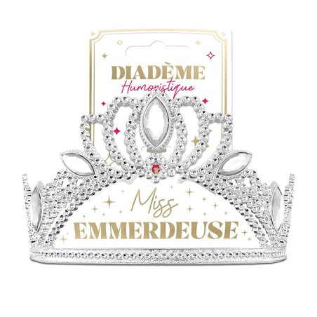 DIADEME HUMORISTIQUE MISS EMMERDEUSE