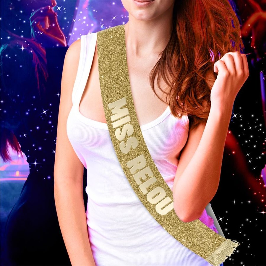 ECHARPE MISS DORE A PAILLETTES MISS RELOU