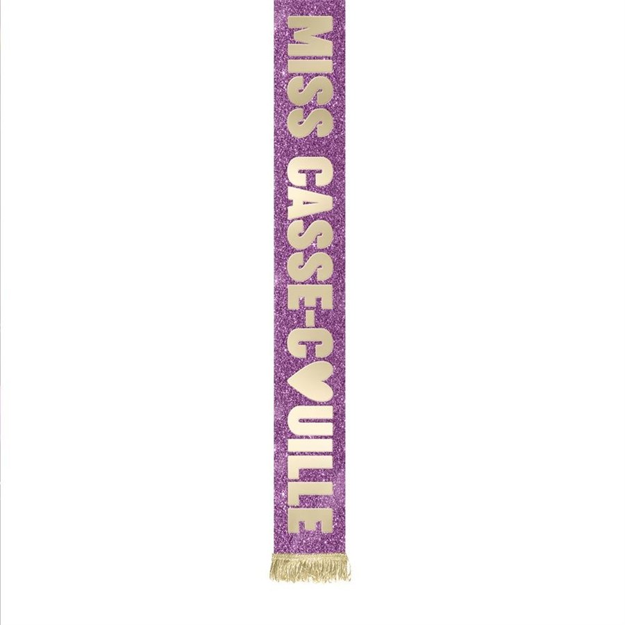 ECHARPE MISS DORE A PAILLETTES MISS CASSE COUILLE