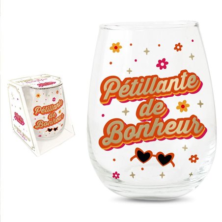 VERRE ROND PETILLANTE