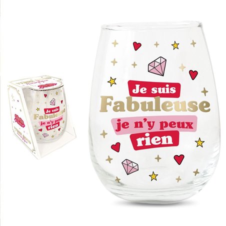 VERRE ROND FABULEUSE