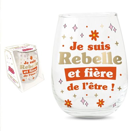 VERRE ROND REBELLE