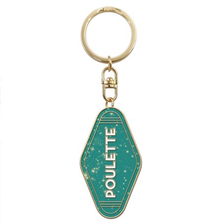 PORTE CLES PAILLETTES POULETTE 