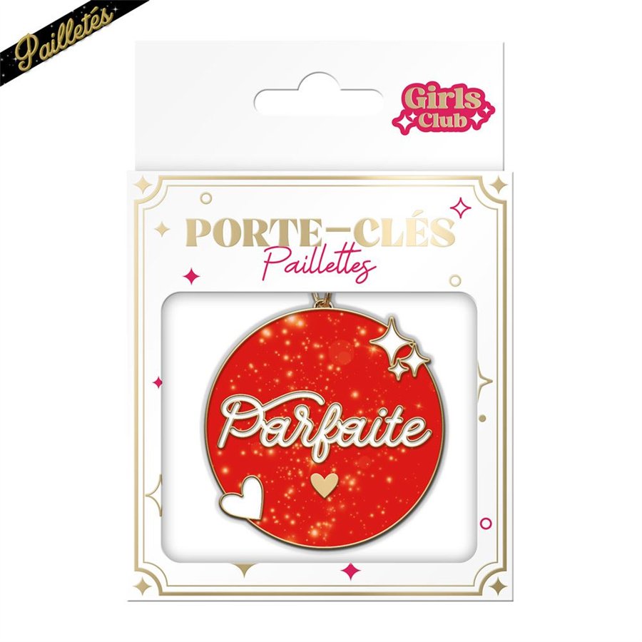 PORTE CLES PAILLETTES PARFAITE