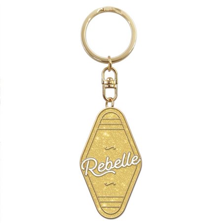 PORTE CLES PAILLETTES REBELLE