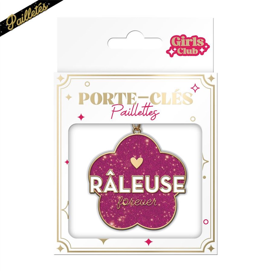 PORTE CLES PAILLETTES RALEUSE