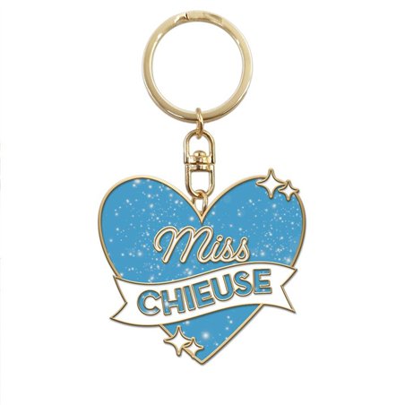 PORTE CLES PAILLETTES CHIEUSE