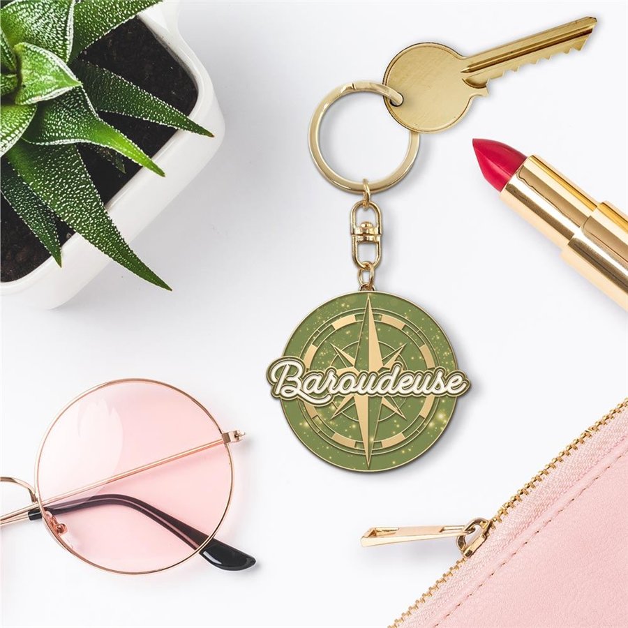 PORTE CLES PAILLETTES BAROUDEUSE