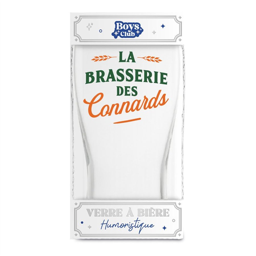 COFFRET VERRE A BIERE HUMO BRASSERIE DES CONNARDS