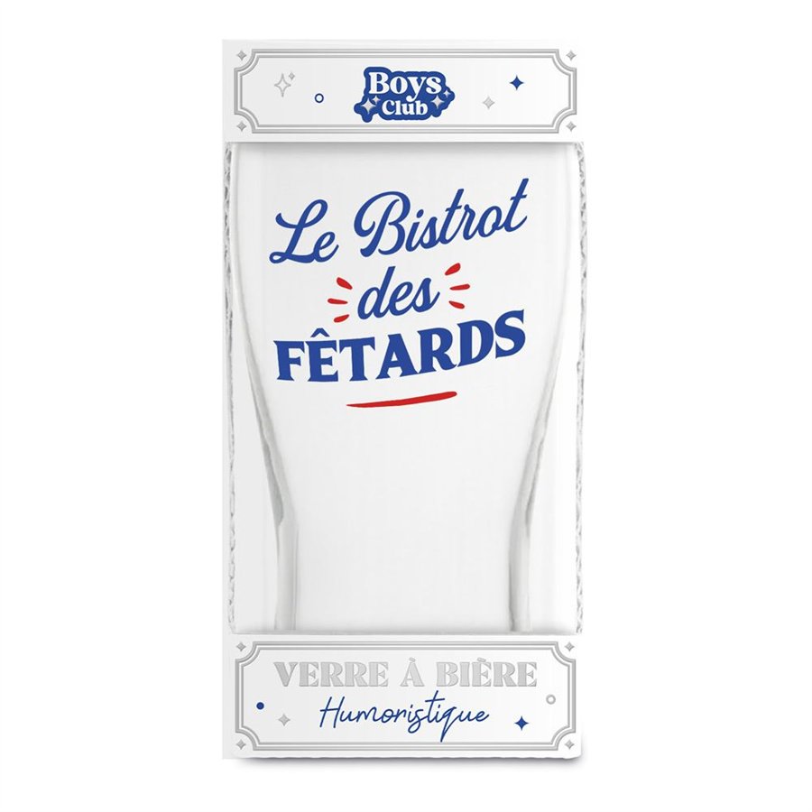 COFFRET VERRE A BIERE HUMO BISTROT DES FETARDS