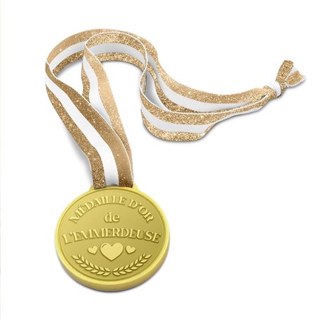 MEDAILLE D OR HUMORISTIQUE EMMERDEUSE