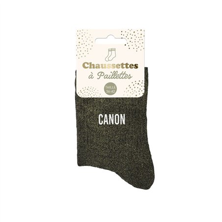 CHAUSSETTES PAILLETTES CANON