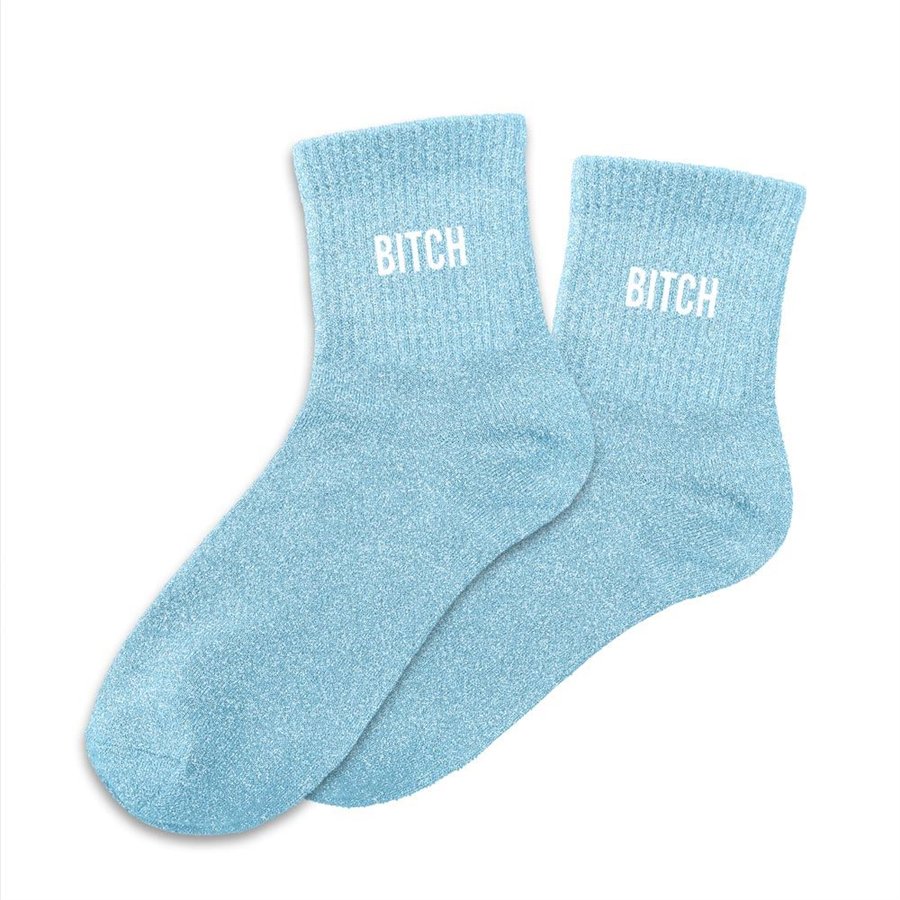 CHAUSSETTES PAILLETTES BITCH