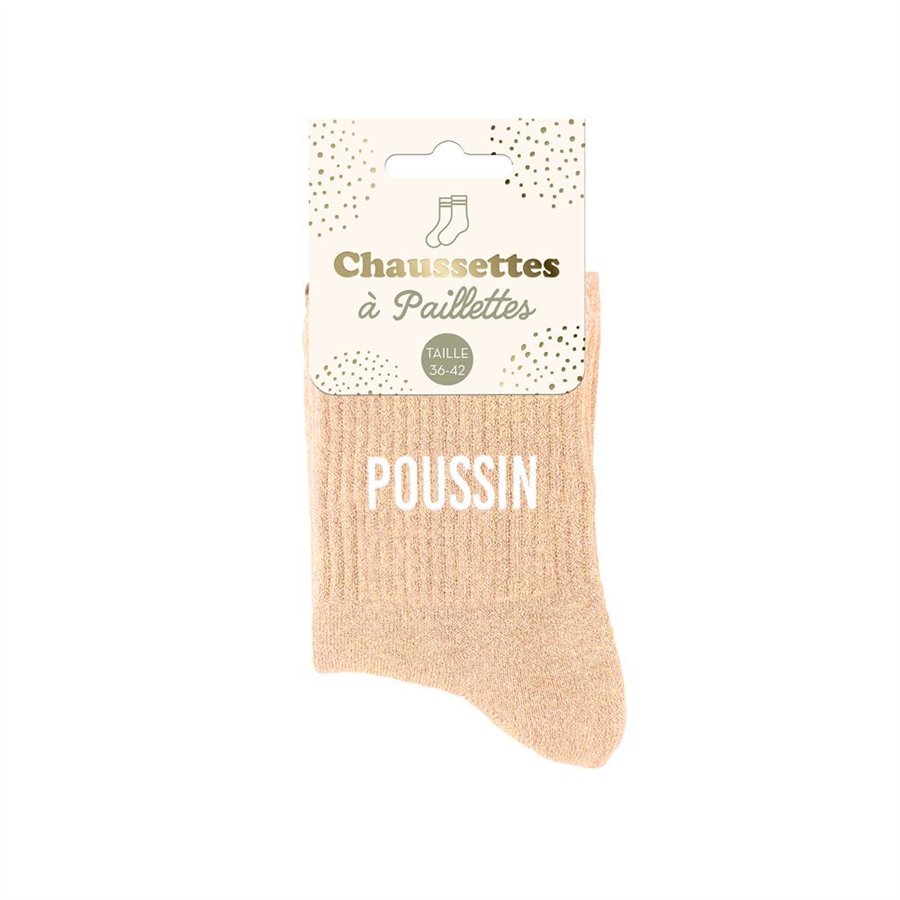 CHAUSSETTES PAILLETTES POUSSIN