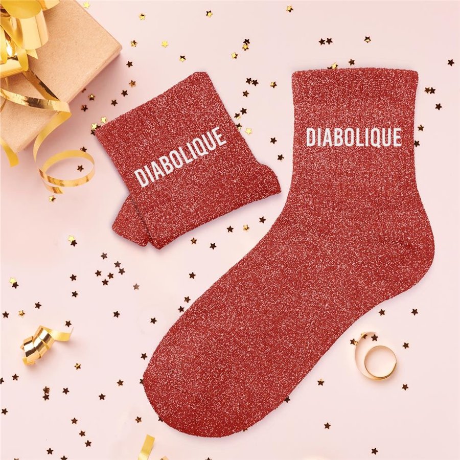 CHAUSSETTES PAILLETTES DIABOLIQUE