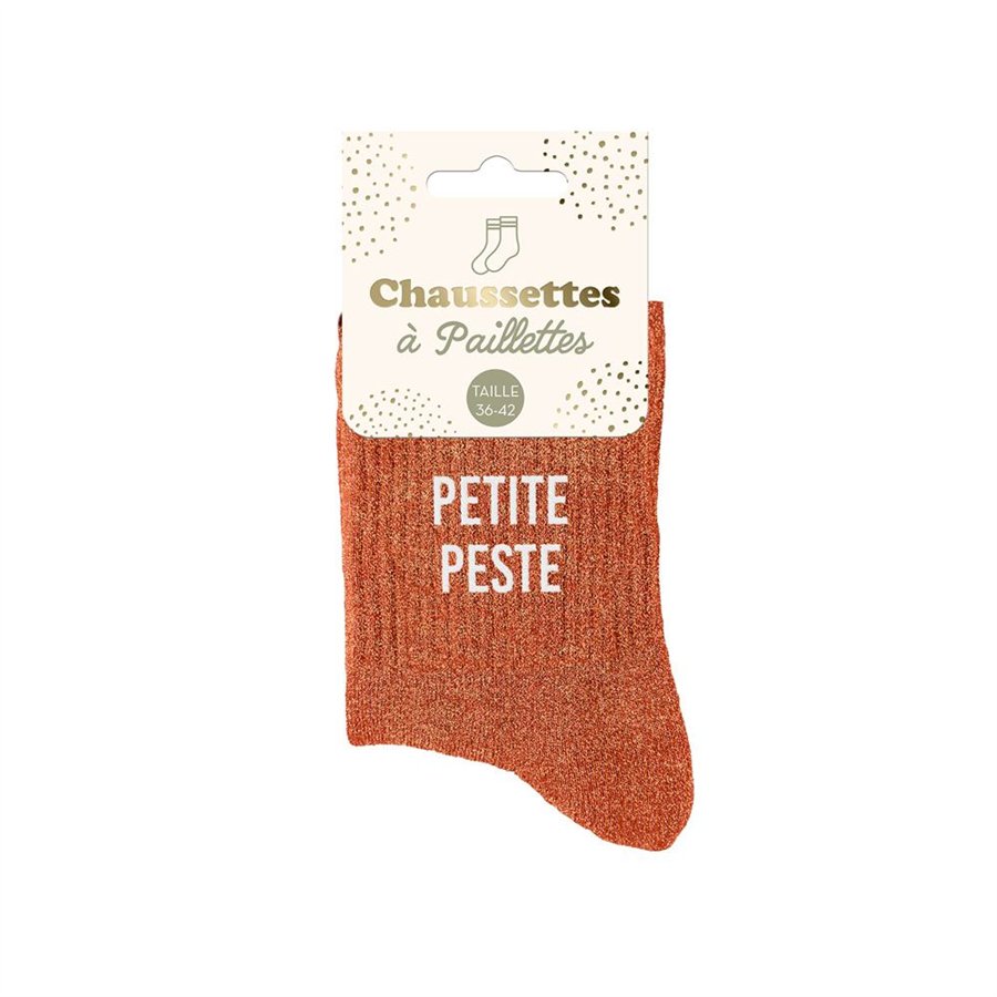 CHAUSSETTES PAILLETTES PETITE PESTE