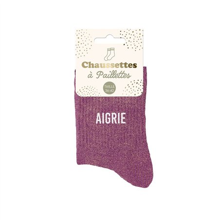 CHAUSSETTES PAILLETTES AIGRIE